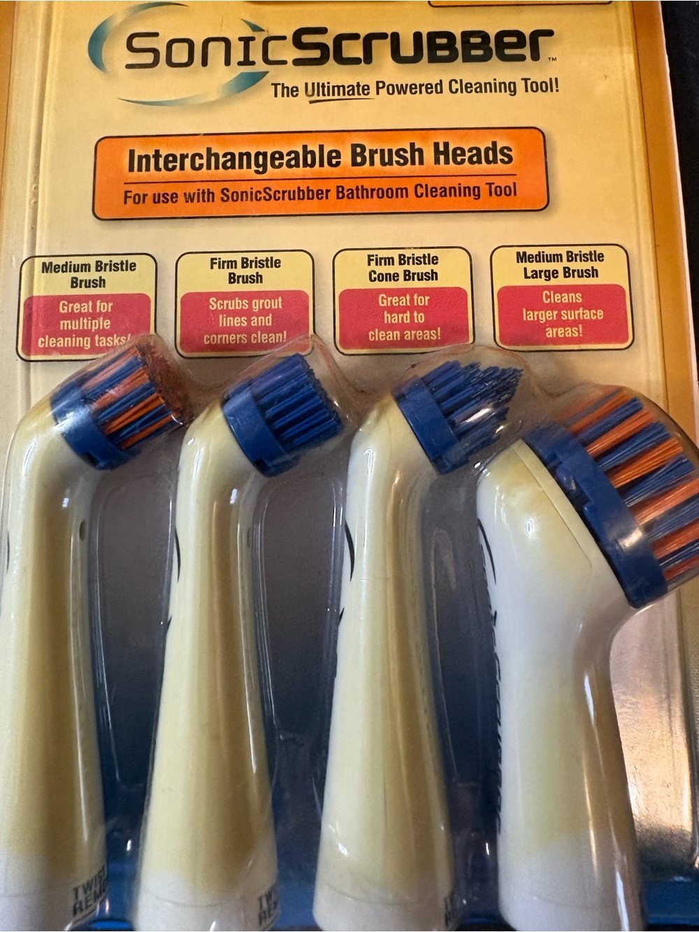 Interchangeable Brush Heads - Blue/White